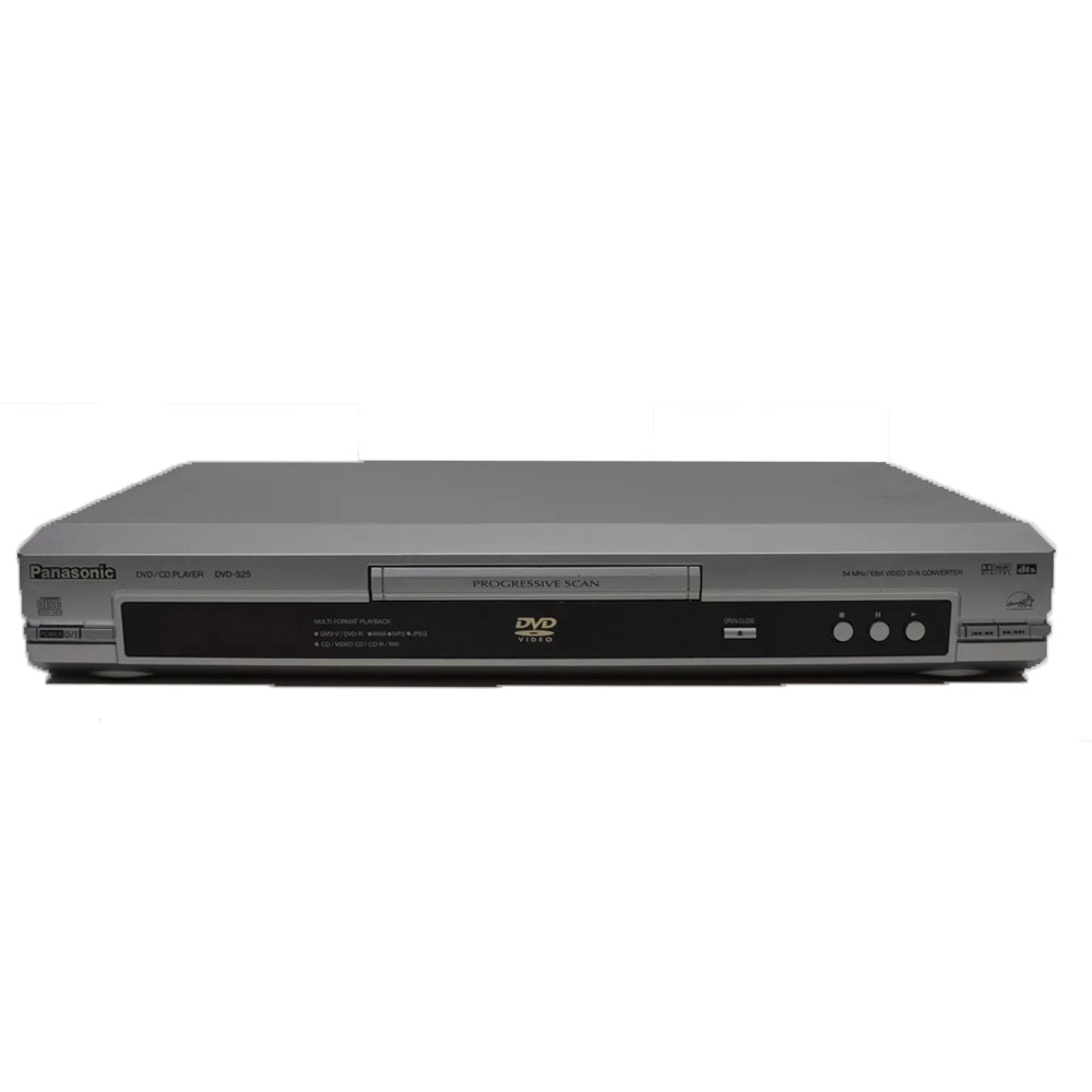 23213asdasdsad Panasonic DVD-S25 Video DVD/CD Player – Progressive Scan, Dolby Digital (For Parts & Components Only) - Image 1