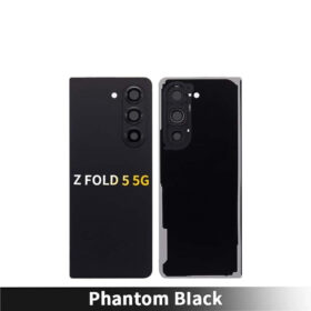 Samsung Galaxy Z Fold 5 Back / Battery Cover with Camera Lens – Phantom Black