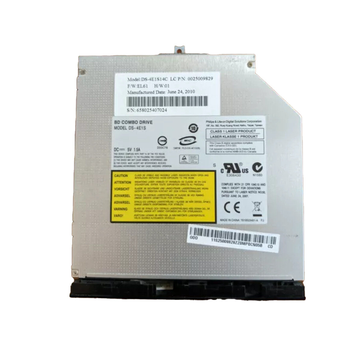 A3343434434 DS-4E1S DVD/CD Rewritable Drive – Used - Image 1