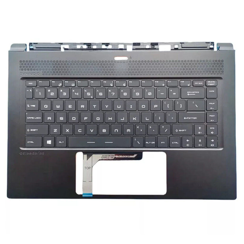 as234233s MSI MS-16Q4 Palmrest – Genuine OEM Upper Case with Touchpad Opening - Image 1
