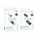 BV25A Male Lightning to Type-C Female Display Adapter – Brand New – Black & Gray