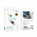 BV25A Male Lightning to Type-C Female Display Adapter – Brand New – Black & Gray - Image 3