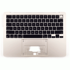 Genuine OEM MacBook Air A2681 M2 2022 Top Case Palmrest with Keyboard – Used – Starlight