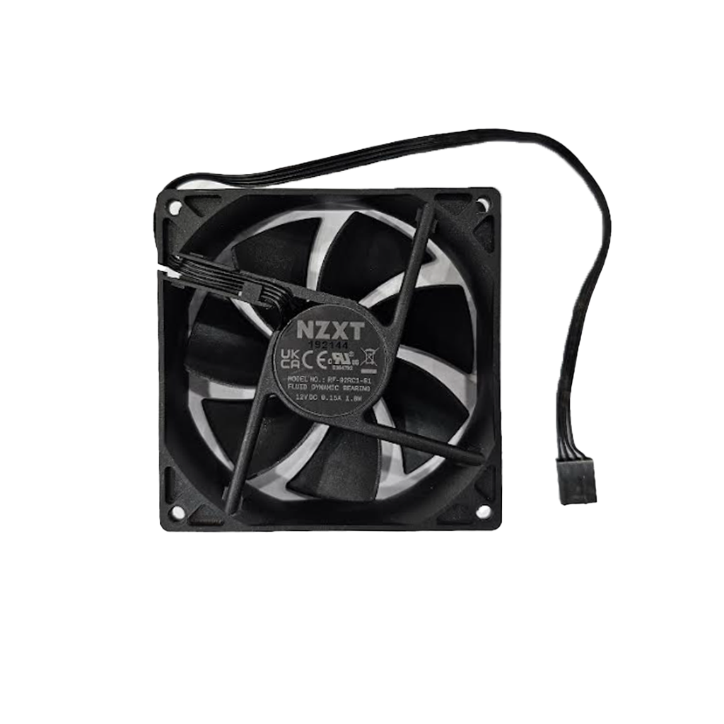 123asdad123123213 NZXT RF-92RC1-B1 92mm Cooling Fan – Used – OEM Case Fan with 3-Pin Connector - Image 1