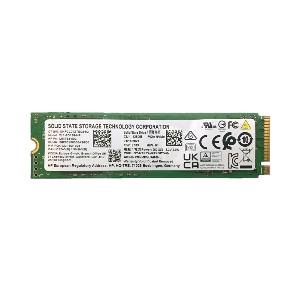 123asdasasaas2222222 SSSTC CL1-8D128-HP 128GB M.2 2280 NVMe PCIe SSD Solid State Drive (Used) - Image 1