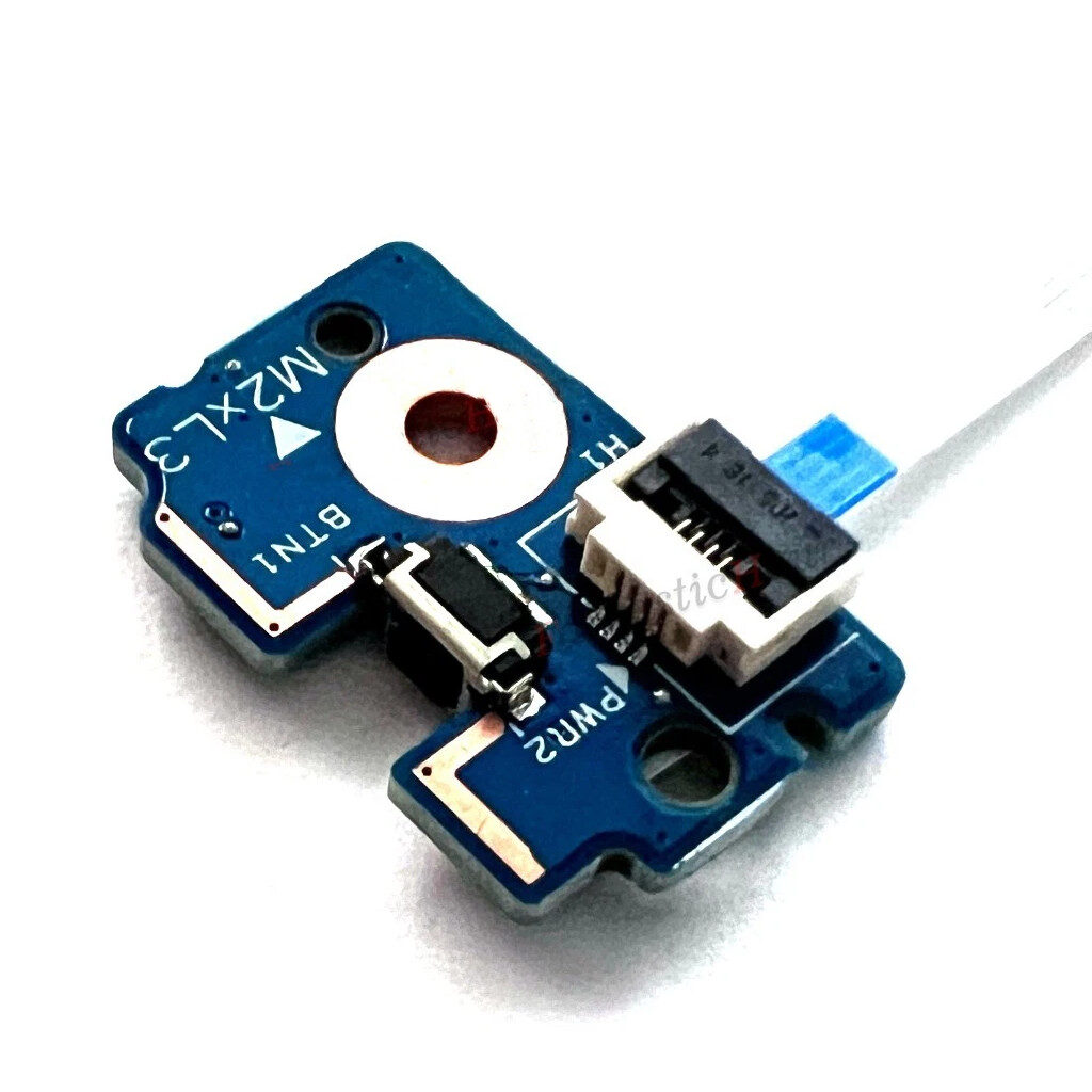`12SAS3 HP Pavilion x360 14-dh0018tu Power Button Board with Cable – Used – Genuine OEM Switch Board - Image 1
