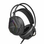 BOROFONE BO105 Thunder Gaming Headphones – Brand New – Over-Ear Stereo with LED Lighting – Black - Image 2