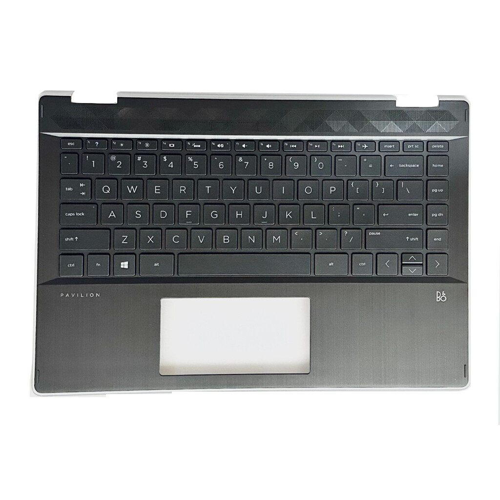 asd13123123213aa HP Pavilion x360 14-dh0018tu Palmrest – Used – Genuine OEM Top Case Without Touchpad - Image 1