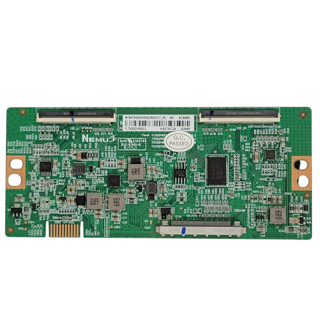 123aaasdasd Q.bell N4TA500UHDQVN04 T-Con Board for 50" UHD LED TV – Used - Image 1