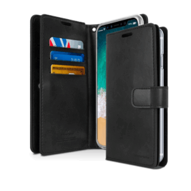 Samsung Galaxy S25 Ultra Goospery Mercury Mansoor Wallet Case – Black