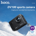 Hoco DV100 Full HD Sports Action Camera – Black Waterproof Wide-Angle Camcorder - Image 7