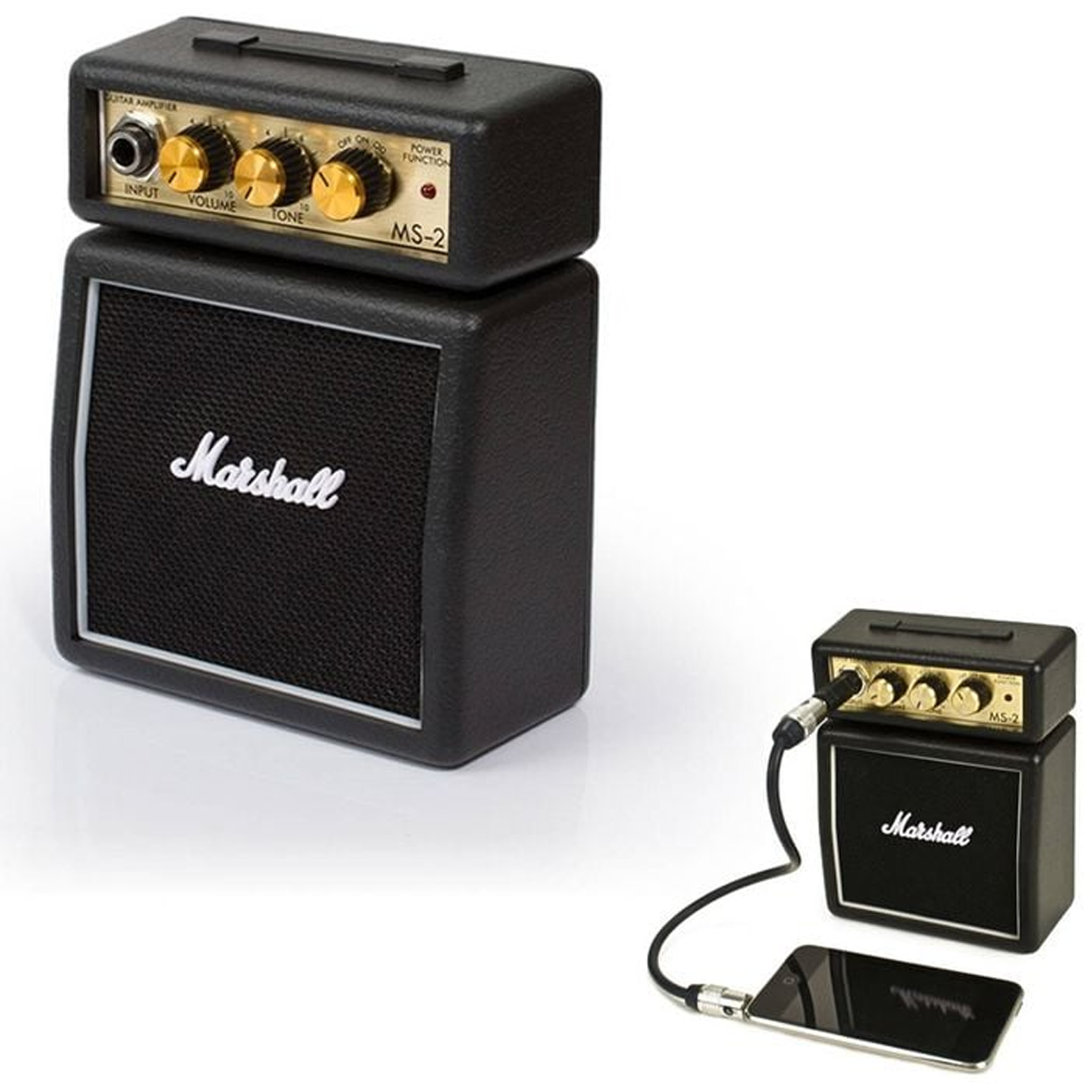 123asdasd11113333 Marshall MS-2 Black Portable Micro Guitar Amplifier - Image 1