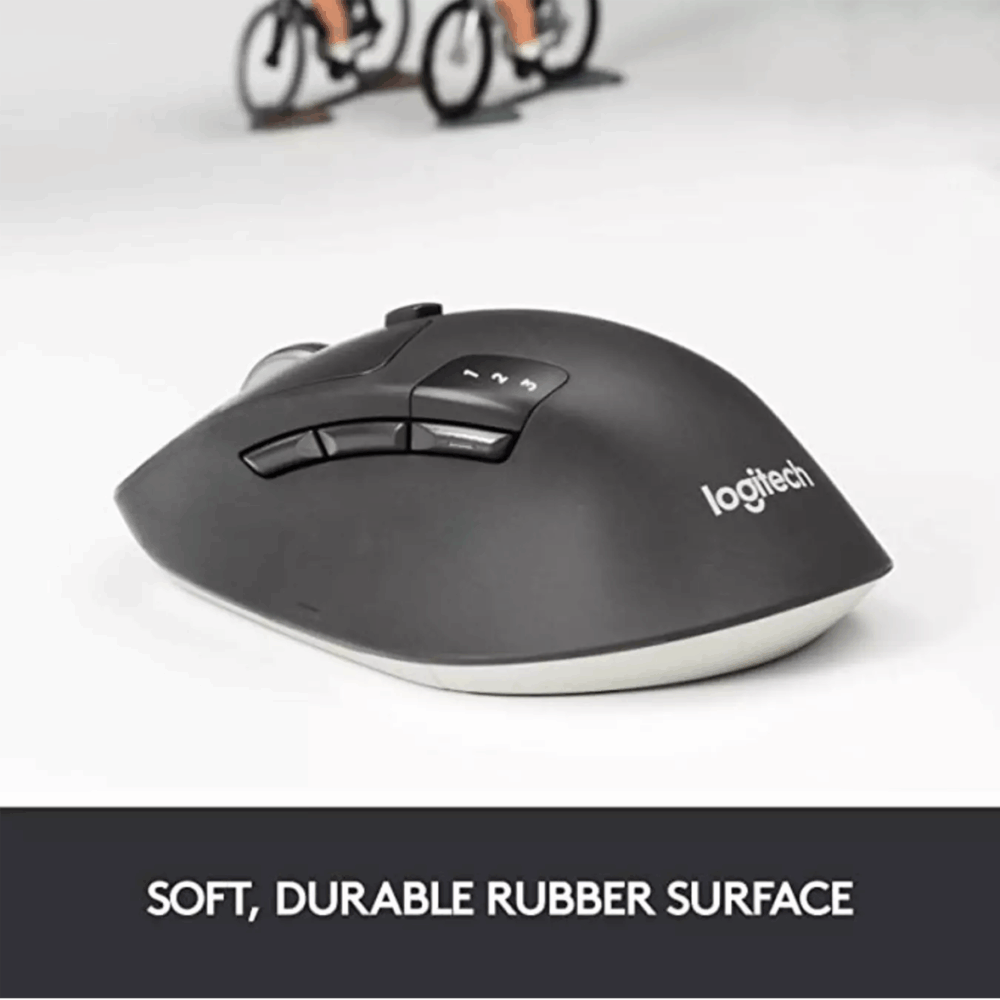 Logitech M720 Triathlon Wireless Multi-Device Mouse – Bluetooth & USB Receiver - Image 2