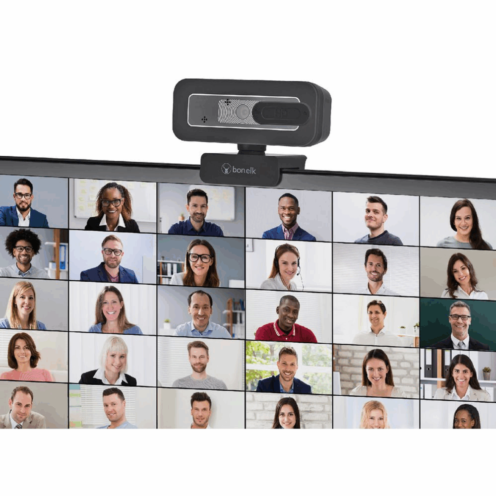Bonelk Full HD USB Webcam Pro Clip-On – 1080p Video, Built-in Mic, Universal Fit - Image 5