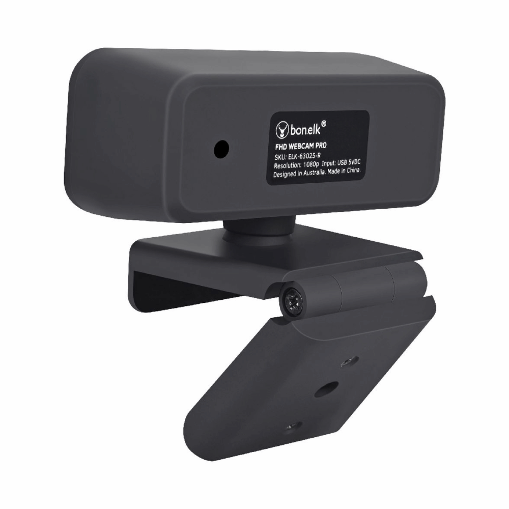 Bonelk Full HD USB Webcam Pro Clip-On – 1080p Video, Built-in Mic, Universal Fit - Image 3