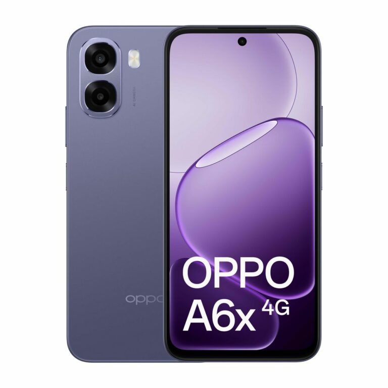 Smartphone in plum purple color.