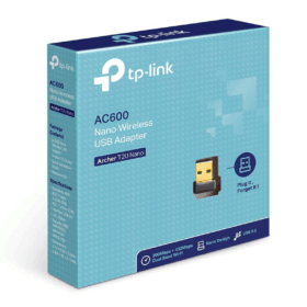 TP-Link Archer T2U Nano USB Wi-Fi Adapter AC600 – Dual Band Wireless (Open Box)