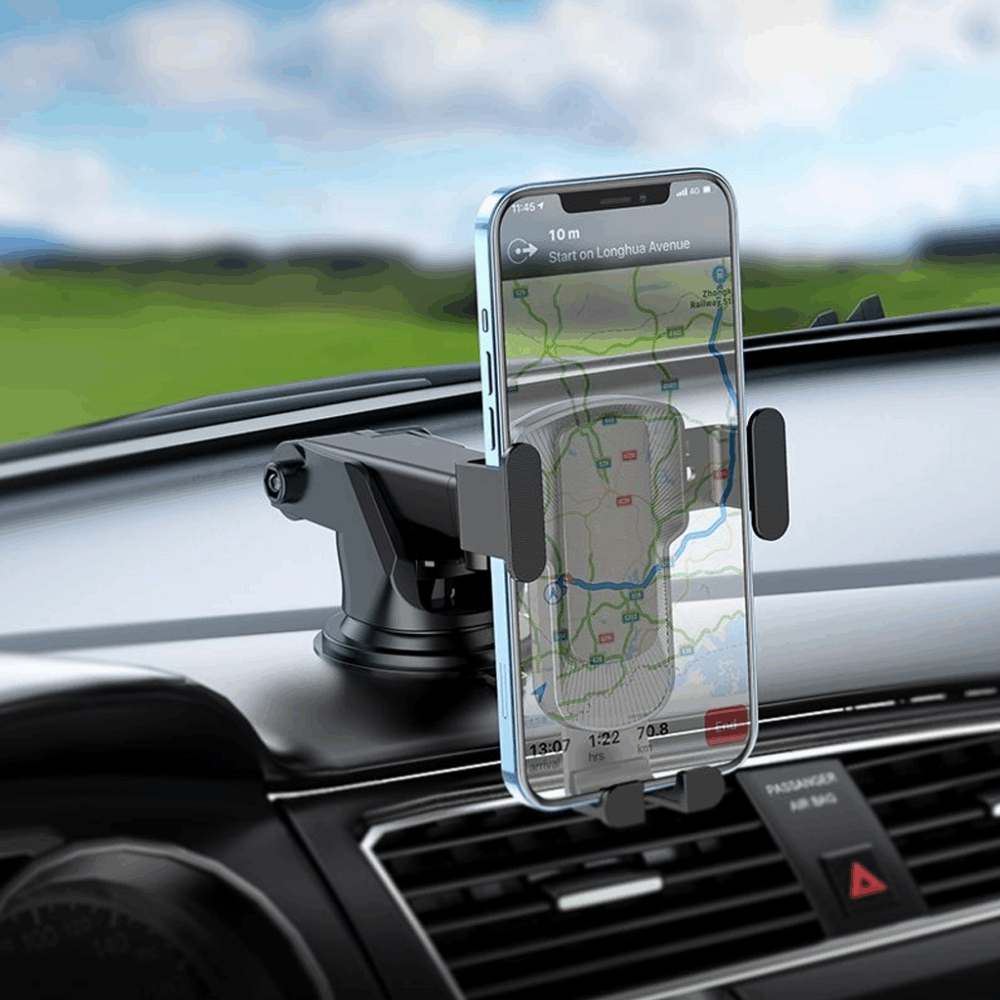 hoco  CA104 Gravity Stretch Car Holder — Black - Image 10