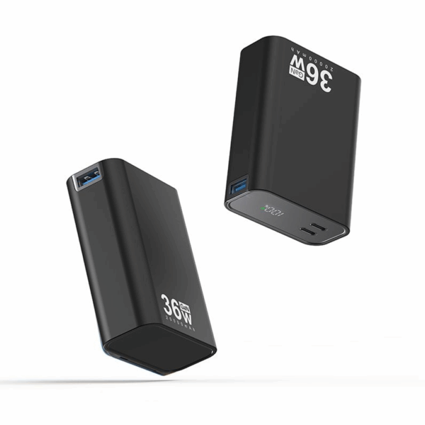 LITO LP02 GaN 36W 20,000mAh Fast-Charging Power Bank – Black