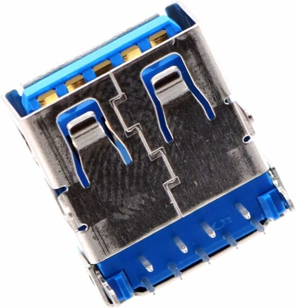 USB 3.0 Port Connector Replacement for PS5 PlayStation 5 Console Motherboard USB Type-A Socket Jack