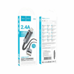hoco. X112 USB-A to Lightning “Screen-Display” Charging & Data Cable — Black