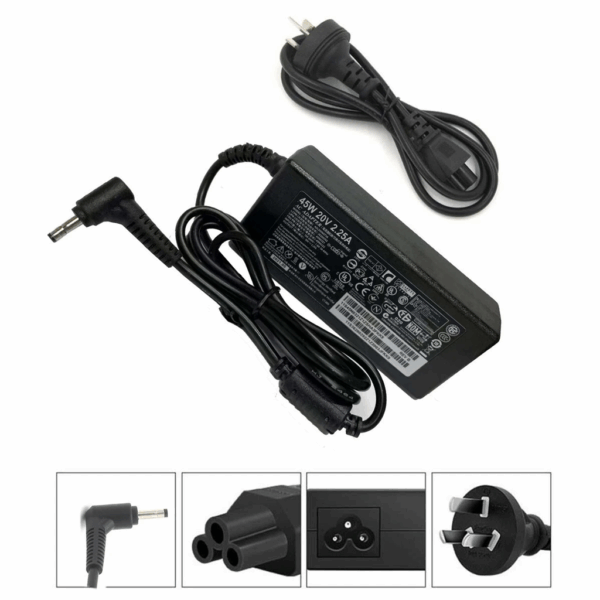 45W 20V 2.25A AC Adapter Charger for Lenovo – 4.0×1.7 mm Tip – AU Plug + AC Cord