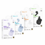 hoco. EW201 “Graceful” True Wireless Bluetooth Headset — Blue Star - Image 3