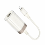 hoco. UA41A “Crystal” Lightning (iPhone/iPad) to Ethernet Adapter (10/100 Mbps) – Apricot - Image 6