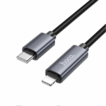 hoco. X112 USB-C to Lightning Charging & Data Cable — Black - Image 5