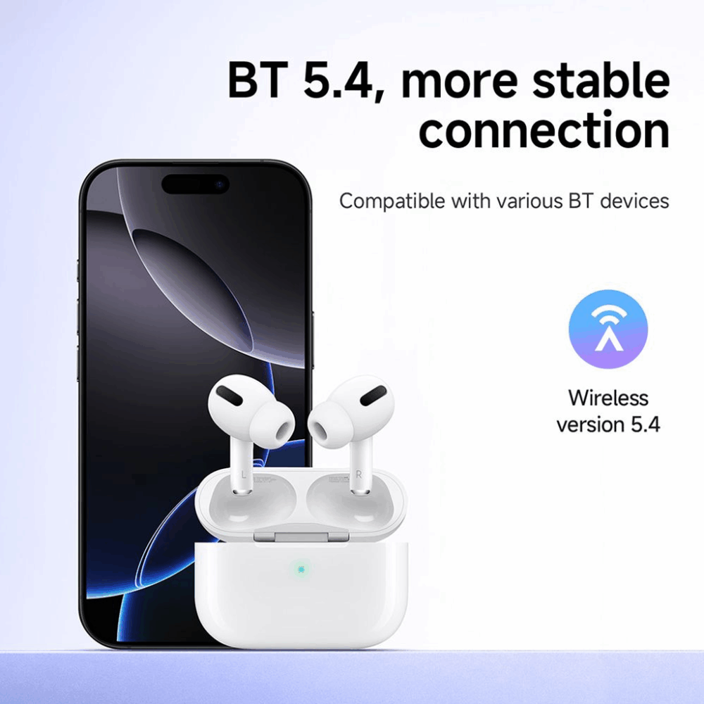 hoco. EW75 Physical Noise Cancelling True Wireless Earphones – White - Image 7