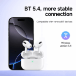 hoco. EW75 Physical Noise Cancelling True Wireless Earphones – White - Image 7