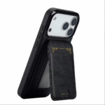 Leather Wallet Phone Case with Card Holder & Stand — Shockproof Protective Cover (for iPhone 17) - Image 5