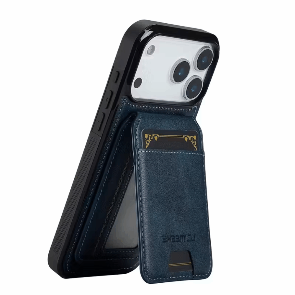 Leather Wallet Phone Case with Card Holder & Stand — Shockproof Protective Cover (for iPhone 17) - Image 6