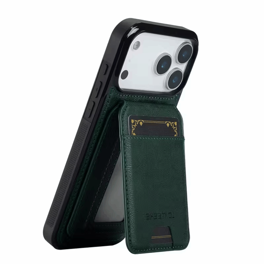 Leather Wallet Phone Case with Card Holder & Stand — Shockproof Protective Cover (for iPhone 17) - Image 7