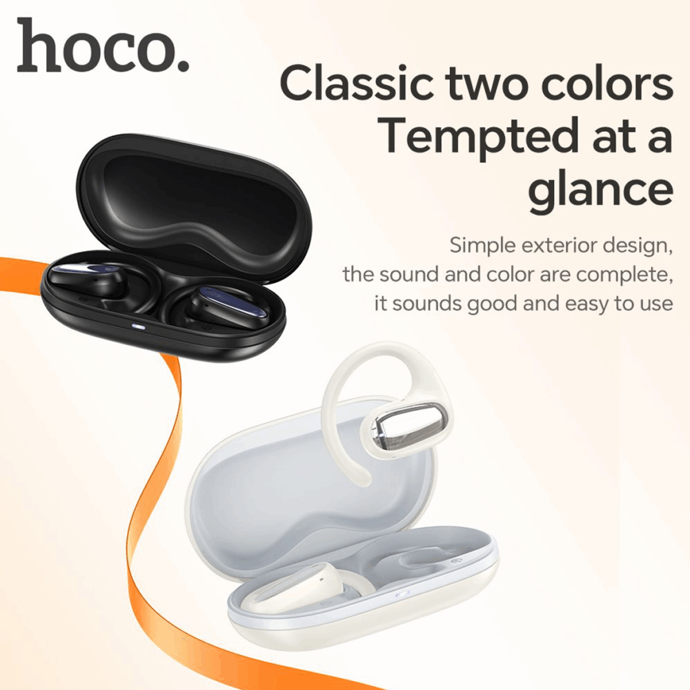 hoco. EA4 Cloud Open True Wireless Sleep Bluetooth Headset – Black - Image 6