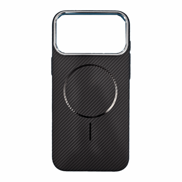 Premium Kevlar Carbon Fiber Magnetic Armor Case for iPhone 17 Pro Max – Ultra-Thin Shockproof Protective Cover