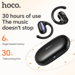 hoco. EA4 Cloud Open True Wireless Sleep Bluetooth Headset – Black - Image 11