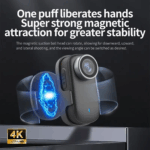 4K Ultra HD Pocket Action Camera – Magnetic Mini Bodycam with Waterproof Housing - Image 5