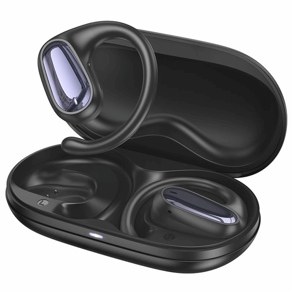 hoco. EA4 Cloud Open True Wireless Sleep Bluetooth Headset – Black - Image 2