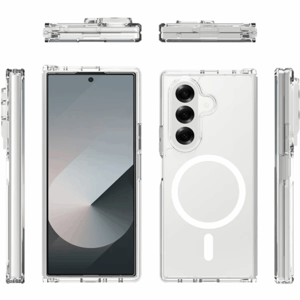 Samsung Galaxy Z Fold7 Case with MagSafe – Clear Transparent Protective Cover