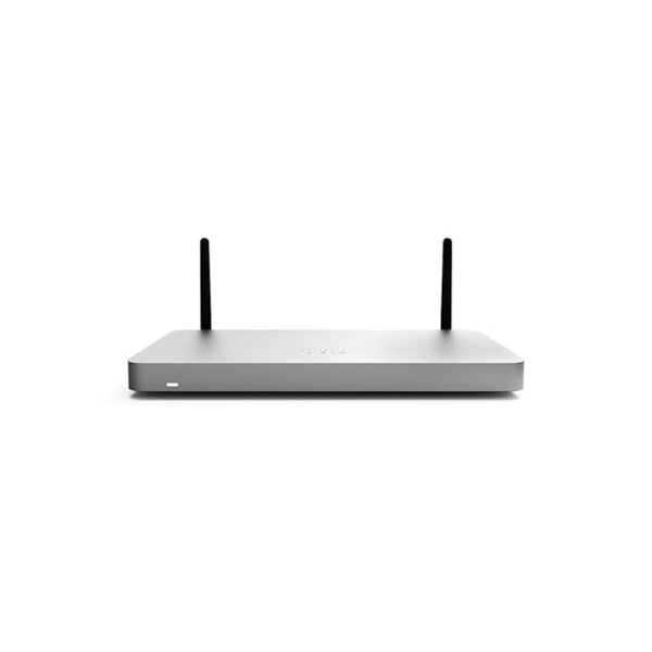 Cisco Meraki MX68W Cloud-Managed Security Appliance — MX68W-HW — 450 Mbps Firewall — Wi-Fi + DHCP