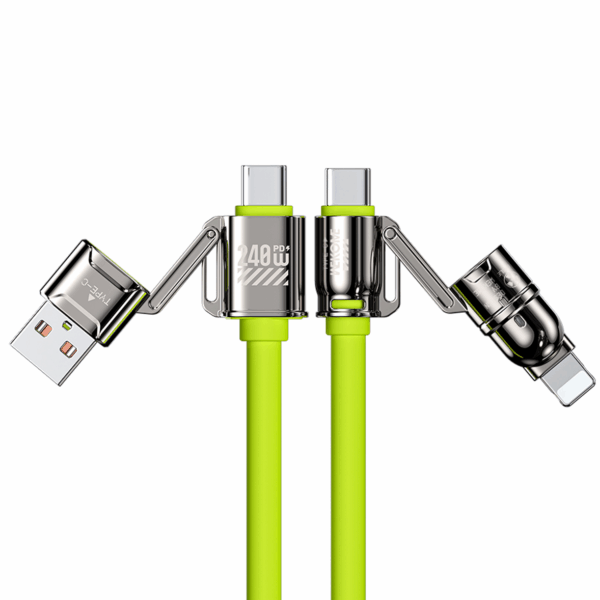 WEKOME WDC-51 Charging Cable – Fast Charging Data Cable (USB-C to USB-C) – Green