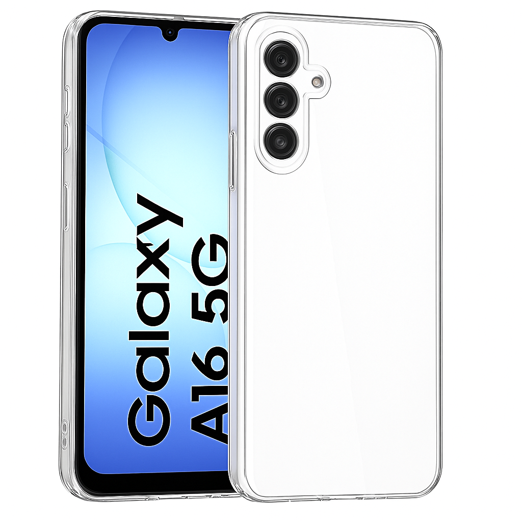 Samsung Galaxy A16 BLACKTECH Thick Silicone Case – Clear
