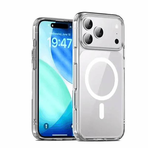 iPhone 17 Pro Max BLACKTECH Mag Case (MagSafe Compatible) – Clear