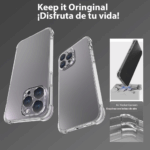 iPhone 12 / 12 Pro 6.1-Inch BLACKTECH Hard Protective Case – Clear - Image 3