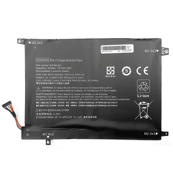 DO02XL Battery for HP HSTNN-DB7E / K2N77PA / K5C46PA / TPN-1121 / TPN-I121 / B10985-005