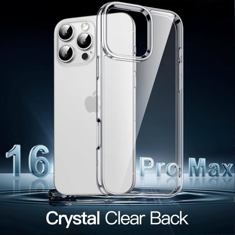 iPhone 17 Pro BLACKTECH Thick Silicone Case – Clear - Image 3