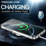 iPhone 17 Pro BLACKTECH Thick Silicone Case – Clear - Image 2
