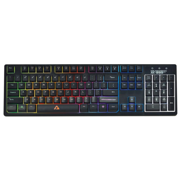 ARMAGGEDDON (AK-999 SFX) 9 Color LED Backlight Gaming Keyboard