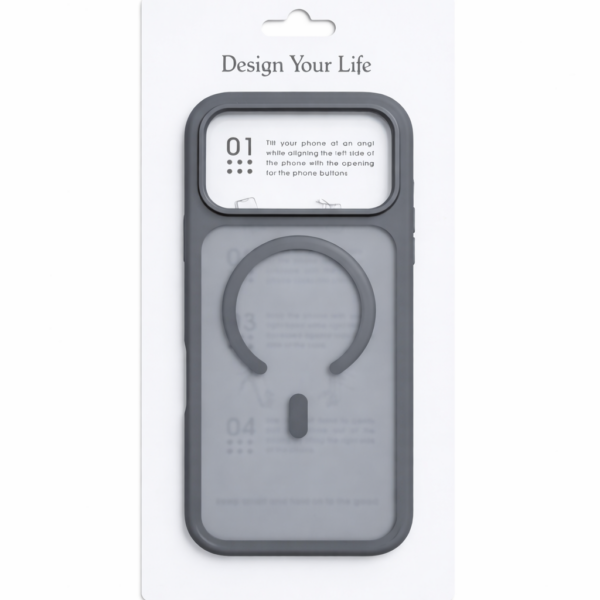 Silicone MagSafe Compatible Phone Case for iPhone 17 Pro  Grey
